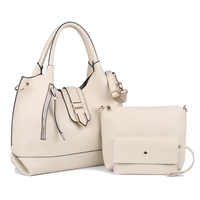 Lady Fashion Designer PU Leder Material Frauen Handtasche Set mit 3 Stück Großhandel
