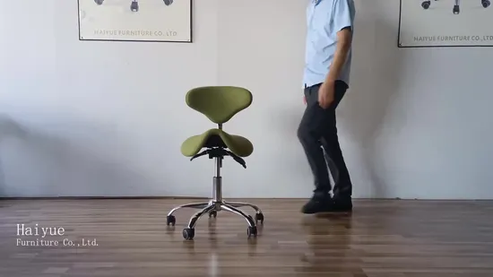 Verstellbarer Pediküre-Massage-Master-Sattelhocker mit Rückenlehne