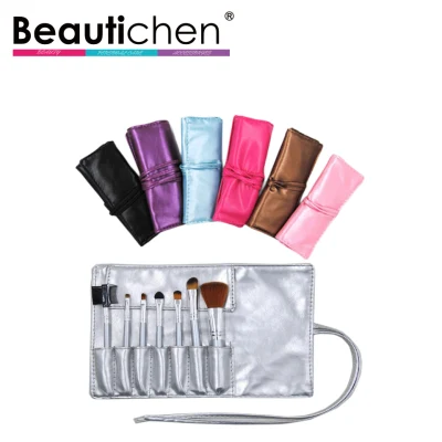 Großhandel professionelle hochwertige schwarze vegane Kosmetikpinsel Beauty Tools Make-up-Pinsel-Sets mit PU-Tasche Make-up-Pinsel