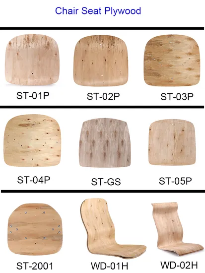 Moderne Bürostuhl-Sitzgarnituren aus Holz für gewerbliche Möbel, Kunststoffteile